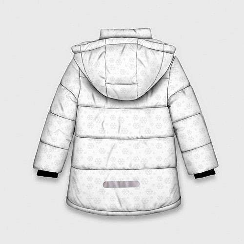 Зимняя куртка для девочки Christmas Deer / 3D-Светло-серый – фото 2