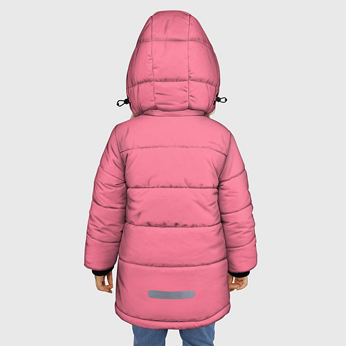 Зимняя куртка для девочки Доктор Зойдберг / 3D-Черный – фото 4
