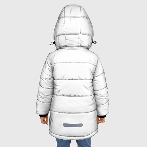 Зимняя куртка для девочки Печенюшка / 3D-Черный – фото 4