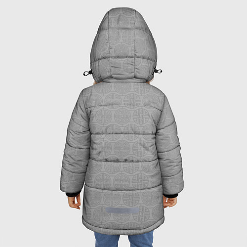 Зимняя куртка для девочки Master Panda / 3D-Черный – фото 4