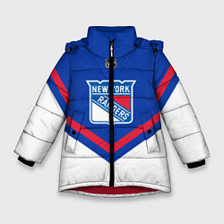 Куртка зимняя для девочки NHL: New York Rangers, цвет: 3D-красный