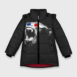 Зимняя куртка для девочки 3D Monkey