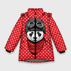 Зимняя куртка для девочки Панда пилот