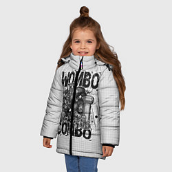 Куртка зимняя для девочки Combo Wombo, цвет: 3D-светло-серый — фото 2