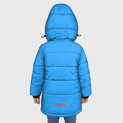 Зимняя куртка для девочки Crystal Maiden: Ice Magic / 3D-Черный – фото 4