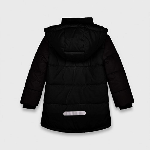 Зимняя куртка для девочки Bring Me The Horizon / 3D-Светло-серый – фото 2