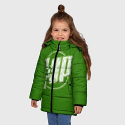 Куртка зимняя для девочки Level Up, цвет: 3D-черный — фото 2
