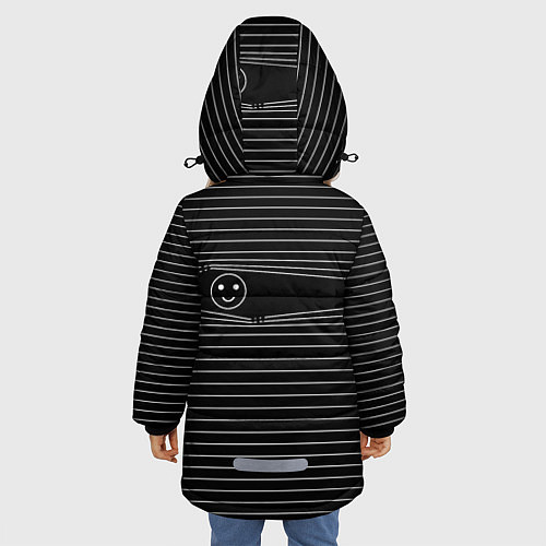 Зимняя куртка для девочки Я все вижу / 3D-Черный – фото 4