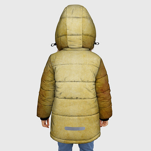 Зимняя куртка для девочки Лос-Анджелес / 3D-Черный – фото 4