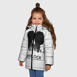 Куртка зимняя для девочки Sherlock Edition, цвет: 3D-красный — фото 2