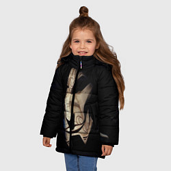 Куртка зимняя для девочки Маска, цвет: 3D-красный — фото 2