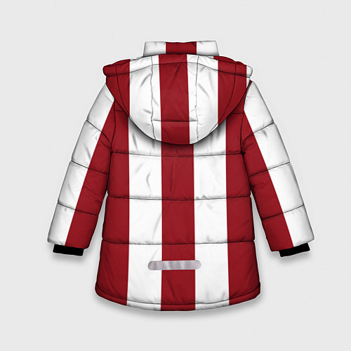 Зимняя куртка для девочки Атлетико Мадрид / 3D-Светло-серый – фото 2
