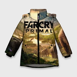 Куртка зимняя для девочки Far Cry: Primal, цвет: 3D-светло-серый