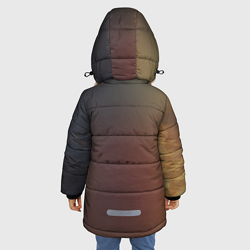 Зимняя куртка для девочки Пират / 3D-Черный – фото 4