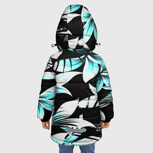 Зимняя куртка для девочки Tropica / 3D-Черный – фото 4