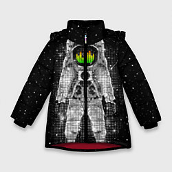 Зимняя куртка для девочки Музыкальный космонавт