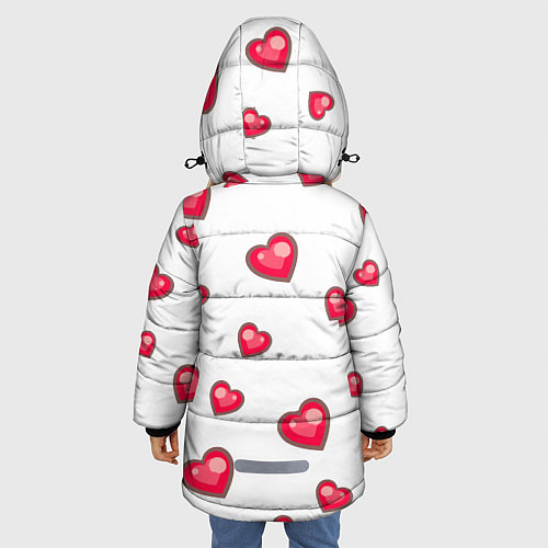 Зимняя куртка для девочки Ирина / 3D-Черный – фото 4