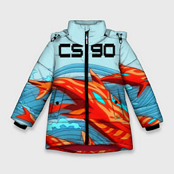 Зимняя куртка для девочки CS GO: AR Style
