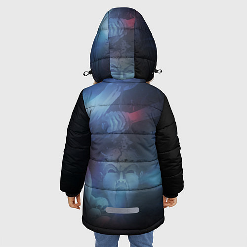 Зимняя куртка для девочки Cult of Fire / 3D-Черный – фото 4