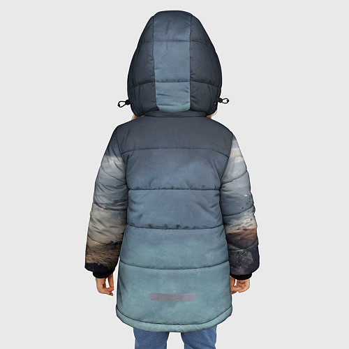 Зимняя куртка для девочки Танк / 3D-Черный – фото 4