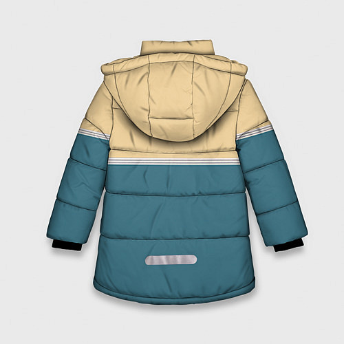 Зимняя куртка для девочки Газированная вода / 3D-Светло-серый – фото 2
