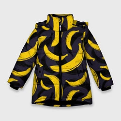 Зимняя куртка для девочки Бананы