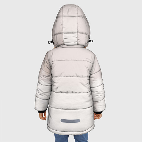 Зимняя куртка для девочки Снежная лисица / 3D-Черный – фото 4