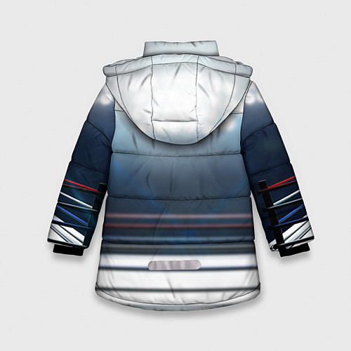 Зимняя куртка для девочки Гробовщик 1 / 3D-Светло-серый – фото 2