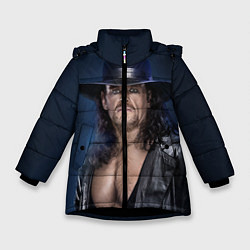 Куртка зимняя для девочки Гробовщик 3, цвет: 3D-черный