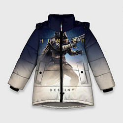 Куртка зимняя для девочки Destiny: Hunter, цвет: 3D-светло-серый