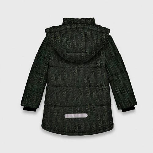 Зимняя куртка для девочки Как в старой сказке / 3D-Светло-серый – фото 2