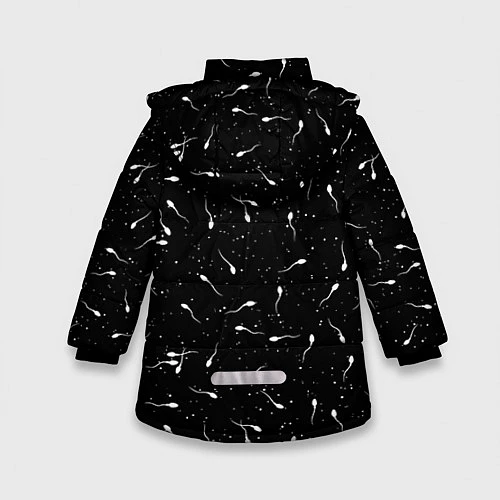 Зимняя куртка для девочки Новая жизнь / 3D-Светло-серый – фото 2