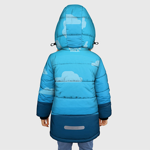 Зимняя куртка для девочки Летнее мороженное / 3D-Черный – фото 4