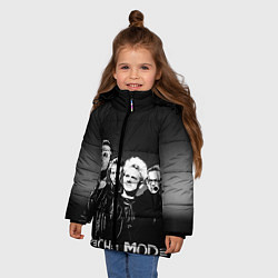 Куртка зимняя для девочки Depeche Mode: mono, цвет: 3D-красный — фото 2