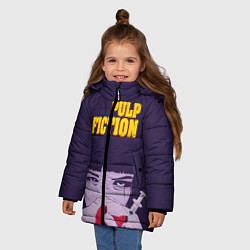 Куртка зимняя для девочки Pulp Fiction: Dope Heart, цвет: 3D-черный — фото 2