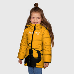Куртка зимняя для девочки IFreeman, цвет: 3D-светло-серый — фото 2