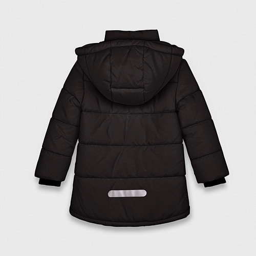 Зимняя куртка для девочки G-Man Face / 3D-Светло-серый – фото 2