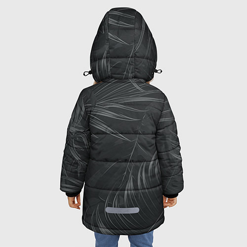 Зимняя куртка для девочки Bjork / 3D-Черный – фото 4