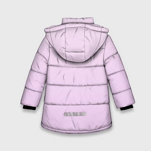 Зимняя куртка для девочки I love oil / 3D-Светло-серый – фото 2