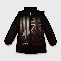 Куртка зимняя для девочки Taboo London, цвет: 3D-черный