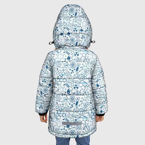 Зимняя куртка для девочки Школа8 / 3D-Черный – фото 4