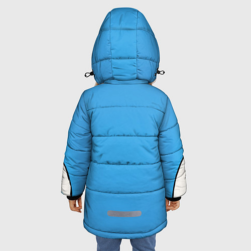 Зимняя куртка для девочки Homer with donut / 3D-Черный – фото 4