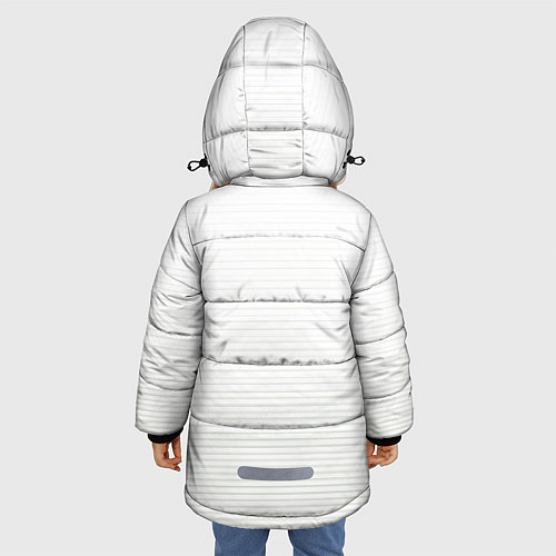 Зимняя куртка для девочки A S Roma - WHITE N 98 NEW 2022 / 3D-Черный – фото 4