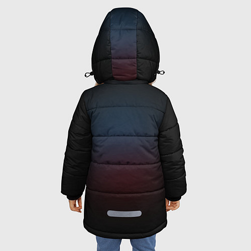 Зимняя куртка для девочки Inside / 3D-Черный – фото 4
