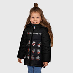 Куртка зимняя для девочки Thirteen Reasons Why, цвет: 3D-черный — фото 2