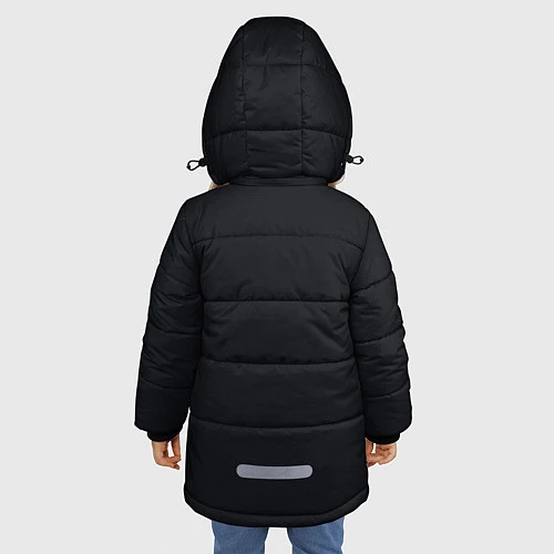 Зимняя куртка для девочки TOMB RAIDER / 3D-Черный – фото 4