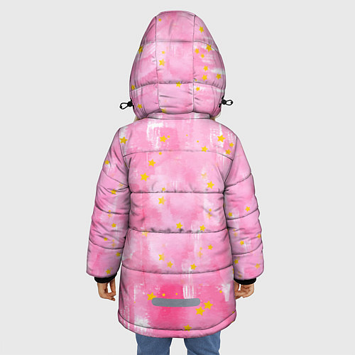 Зимняя куртка для девочки Лучший учитель / 3D-Черный – фото 4