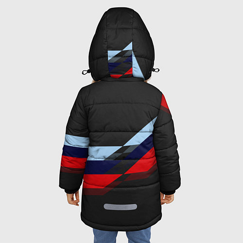 Зимняя куртка для девочки Бмв Bmw Black / 3D-Черный – фото 4