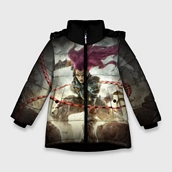Куртка зимняя для девочки Darksiders Warrior, цвет: 3D-черный