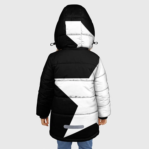 Зимняя куртка для девочки FC Juventus: Star / 3D-Черный – фото 4